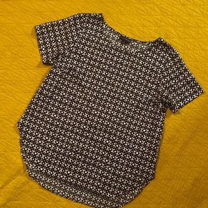 Black and white top from The Limited.